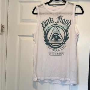 CHASER SHIRT! Pink Floyd white tank